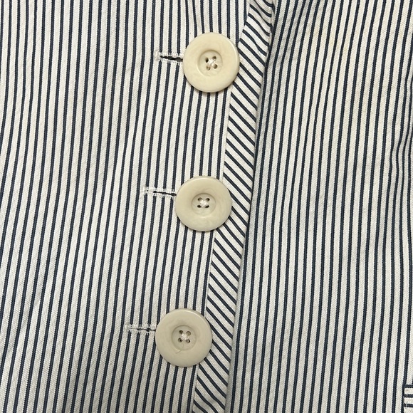 Hobbs Navy and white striped blazer - Picture 3 of 8